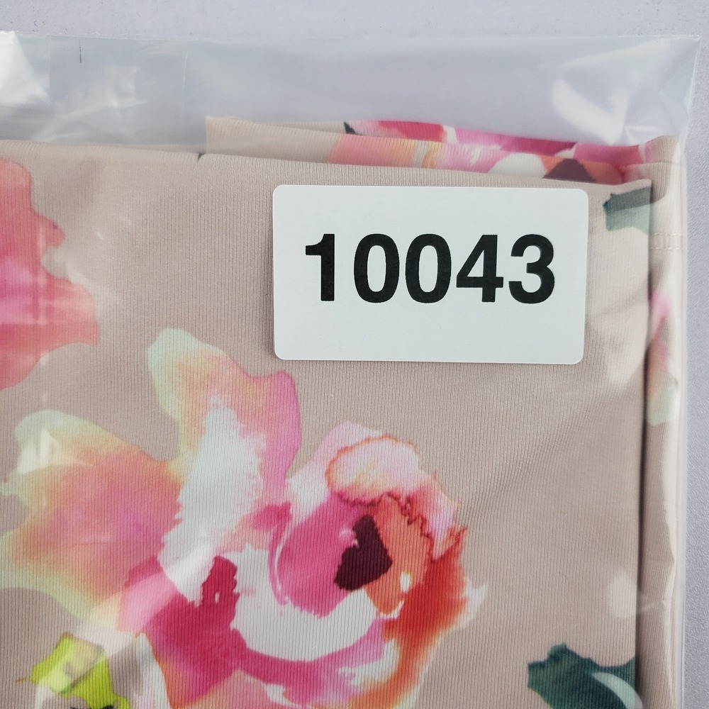 Athleta Tank Top Womens Small Shanti Pink Floral Printed Racerback Shirt Stretch - Picture 8 of 8